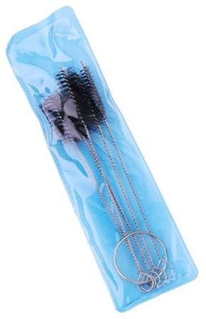 Spray Nozzle TattooNeedle Tip Drinking Nylon Tube Pipeline Cleaning Brush Glass Tube Brush Cleaning Tools For Equipment Soft Bristle For Hygiene Easy To Use Tool Studio Equipment Cleaner