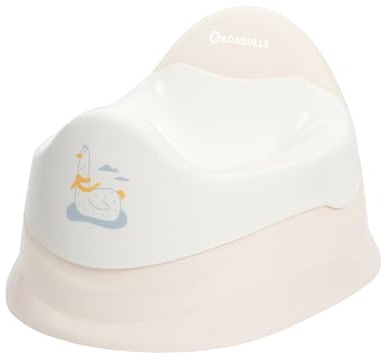 Badabulle Orinal de Aprendizaje con Recipiente Extraíble Gaviota - Asiento Ergonómico - Limpieza Fácil - Base Antideslizante - Asa de Transporte - Diseño Moderno - Desde 12 Meses