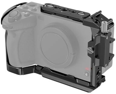 Kompatibles Kamerakäfig-Set for Sony FX30 und FX3, mit Kabelklemmen, Blitzschuh und NATO-Schiene.(4183 Cage)