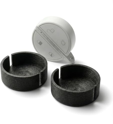 Coque Rigide Haute Résistance pour Télécommande Somfy Home Alarm et One+ - Matériau Professionnel PETG GF (Fibre de Verre) - Protection Durable et Design Ultra-Ajusté - Fabriqué en France (1, Noir)