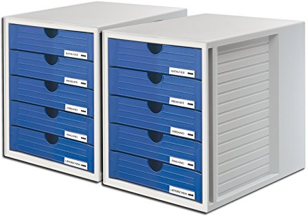 HAN Schubladenbox SYSTEMBOX (blau / 2 Boxen)