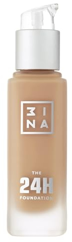 3INA MAKEUP - The 24H Foundation 633 - Mittlenude Foundation mit Unterton Neutral - Foundation Hauttonanpassend - 24H Langlebige Formel Wasserdichte Foundation - Vegan - Cruelty Free