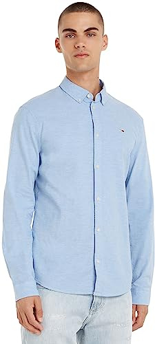 Tommy Jeans Herren Hemd TJM Slim Langarm
