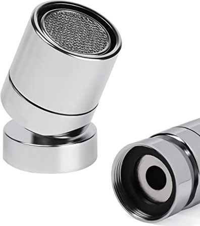 HATOOLHA® Adattatore di filtro girevole a 360 gradi per rubinetto del lavello da cucina - Ricambio (femmina 18 mm)