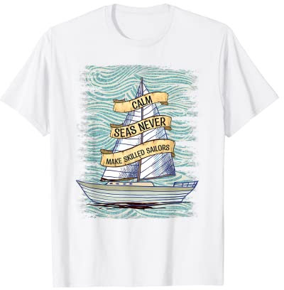 Lustiges Design Segeln Segler Bootssegeln Wind T-Shirt