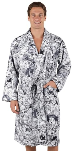 CoolChange Ahegao badrock med manga ansikten | vit | storlek: S – XL, Vit, XL