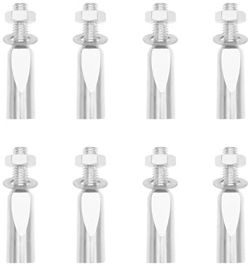 LT Easiyl Lot de 8 goupilles fendues de vélo 9,5 x 42 mm - Cales de roulement à pied - Clé à manivelle - Accessoires de pédalier pour vélo et cyclomoteur