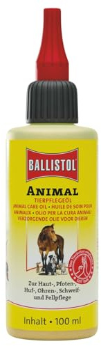 RL24 Ballistol Animal - Olio per animali domestici con effetto profondo, cura delicata per cavalli, cani, gatti ecc. | ideale per la cura della coda, del pelo e degli zoccoli | per la casa, il cortile