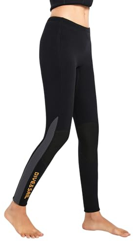 Neoprenhosen Damen 3mm Tauchhose Neoprenanzug Hosen halten warm Tauchanzug Hosen Wetsuit Pants für Tauchen Surfen Schwimmen Schnorcheln Kajak Hosen Badeanzüge M Größe