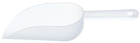 1pc Ice Cube Scoops Measuring Scoops Plastic Clear Ice Tray Shovel Sugar Small Grains Shovel Flour Candy Dessert Scoops for Party Dessert Buffet Weddings Rice Beans Ice Cream Scoops