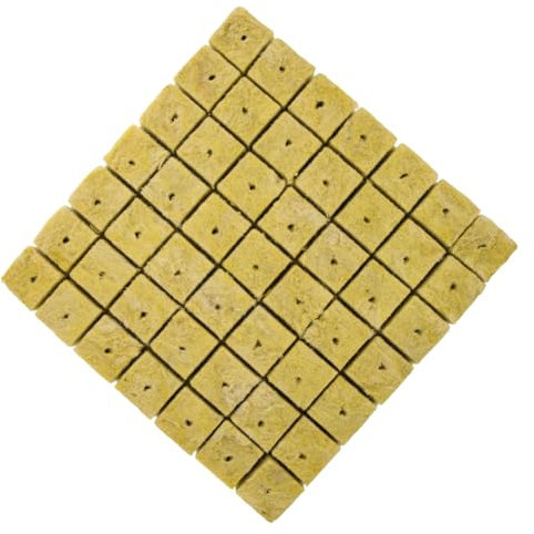 TOYANDONA Bloc De Semis à Substrat Hors Sol 49 Cubes De Culture 40x40x40mm pour Pépinière Et Jardinage Hydroponique, Matériau Respirant Hydratant Nutriments pour Croissance Rapide