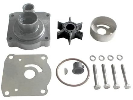 JKGVNCT Marineteile Kompatibel mit Marine 2-Takt 25 PS 30 PS Außenborder Wasserpumpe Laufrad Schüssel Reparatur Kit 61N-W0078-11-00 69P-44322-00 61N-44323-00