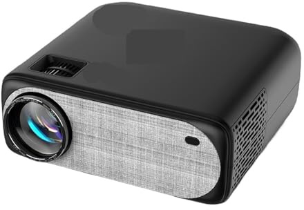 Bärbar projektor, 1080P Projektor WiFi LED Full HD 4K Videoprojektor Hemmabio Film Bioprojektor