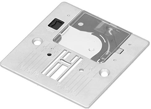 Placa Aguja Coser, Puntada Recta Máquina Coser Hierro Hogar Tablero Repuesto Compatible Tradition Garganta Casera Pieza Alta Resistencia Resistente Cubierta Montaje Reemplazo Acero Inoxidable