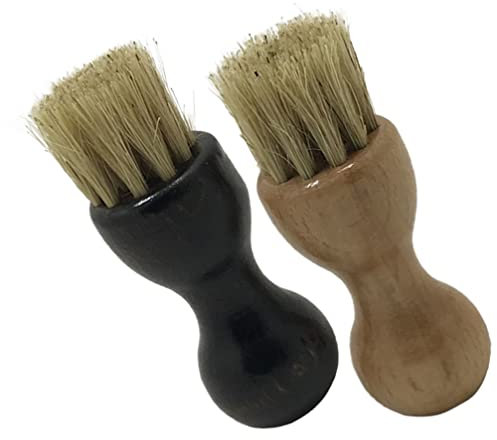 Milisten 2stücke Multifunktionale Holzschuhreinigungsbürsten Aus Buchenholz Mit Naturborsten Und Dunkelgrau Effektive Pflege Für Schuhe Und Stiefel Langlebig Und Leicht Zu Handhaben