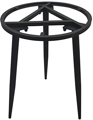 DJZZ Ø 60 cm Tischbeine für Couchtisch DIY robust Tischgestell Modern Rund Beistelltisch Beine weiß/schwarz/Gold/Silber Höhe 45cm, 72cm (Color : Schwarz, Size : 60x72cm)