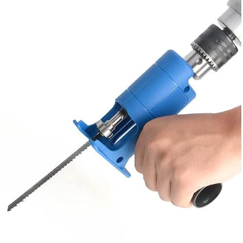 Säbelsägen-Adapter, elektrische Bohrmaschine, schnell umgebaut in elektrische Stichsäge mit Sägeblatt, Elektrowerkzeug, Sägen, Bohrmaschine, Stichsäge, elektrische Bohrmaschine, Konverter, Kettensäg