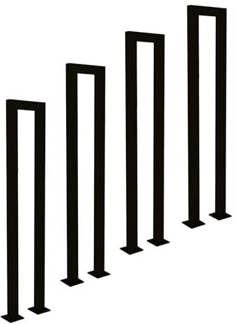 Corrimano per Scale, Ringhiera per Scale a Forma di U Interni ed Esterni Ringhiera per Gradini Ferro Battuto Maniglia di Supporto per Corridoio Ringhiera per Scale di Transizione Corridoio della Villa