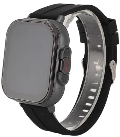 Bewinner Smartwatch mit Kopfhörer – Innovatives 2-in-1 Design, 2,01-Zoll Bildschirm Smartwatch mit Silikonband,Kabellose Headset Fitness Tracker Uhr mit Kopfhörer für IOS & Android (Schwarz)