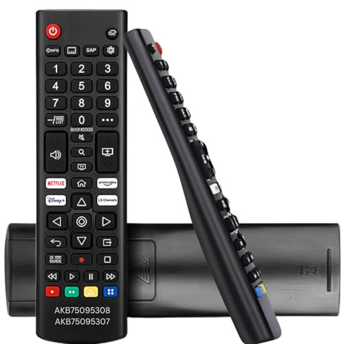 Universal for LG TV Remote Control Replacement | Compatible with LG Smart TVs UHD OLED NanoCell 4K 8K | No Setup Required | AKB75095308 AKB75855501 AN-MR20GA MR21GA MR22GN AKB76040301 AKB76037605