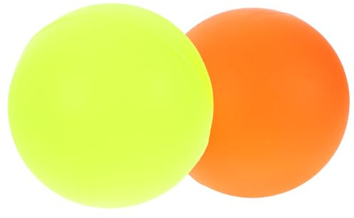 Massagebälle aus Massivem Silikon, 2 Stück, Rot für Übungen | Mobilitätsball für Triggerpunkttherapie, Ausrichtungshilfe bei Muskelknoten, für Physiotherapie