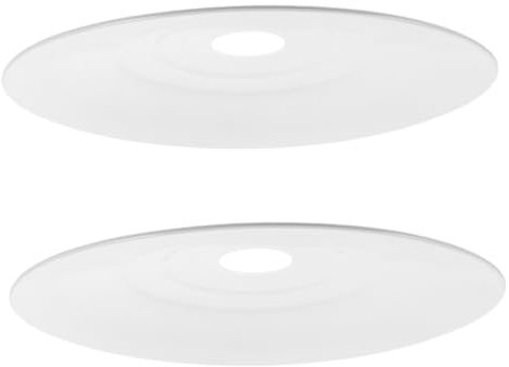 Alipis 2pcs Lampshade Diffuser Cover Lamp Shades Glare Reduction Table Lamp and Ceiling Light Fit Bell Shape