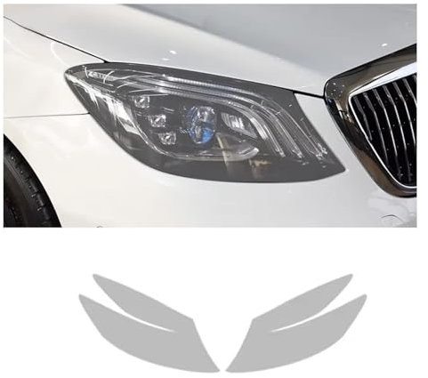 YLWDKORR Pellicola Protettiva fari Auto per Merc&edes B&Enz Classe S S500 2015-2020 Pellicola fari Auto, Luce Anteriore, Trasparente, annerito, Adesivo Protettivo Esterno