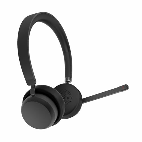 Lenovo 4XD1Q30302 Computer On Ear Headset Bluetooth® Stereo Schwarz Mikrofon-Rauschunterdrückung Headset, Mikrofon-Stummschaltung