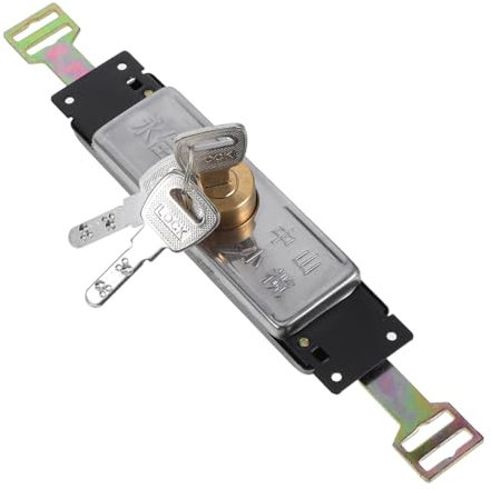 EXHUMKY Serratura Per Porta Da Garage Serratura Antintrusione Verticale Per Sicurezza Massima Facile Da Usare Design Moderno e Pratico Per Magazzini e Garage