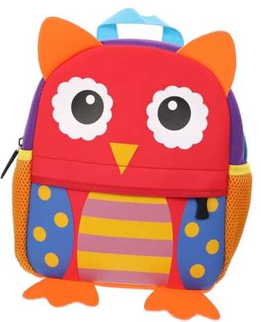 Veemoon Cartoon Tiermuster Kinderrucksack mit Großem Stauraum Langlebiger und Leichter Schulrucksack für Jungen und Mädchen