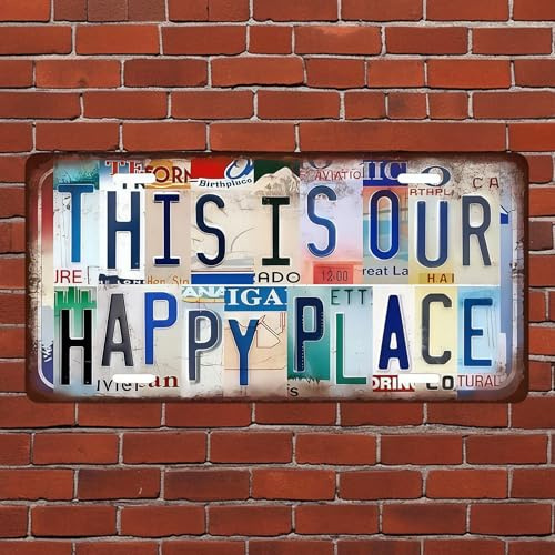 Tivleed Bar Signs for Home Bar, Metal Signs, Man Cave Accessories - Vintage Rustic Metal Wall Art for Pub Home Office Decor - Durable Iron Sign 15.5 x 30.7 cm