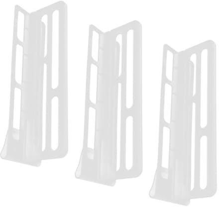 Uonlytech 3 pièces Organisateur Frigo Séparateurs Compartiments Réglables pour Rangement Bouteilles Fruits Légumes