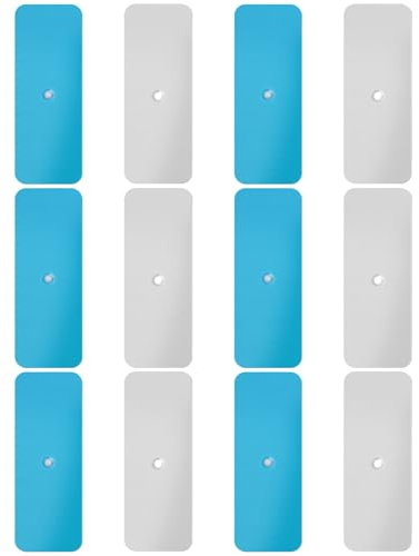 Gosknor 12 Pcs Under Cabinet Lights Magnetic Stickys, Replacement Metal Pads Self Adhesive Magnetic Strips for Wall Counter & Cabinet Lighting