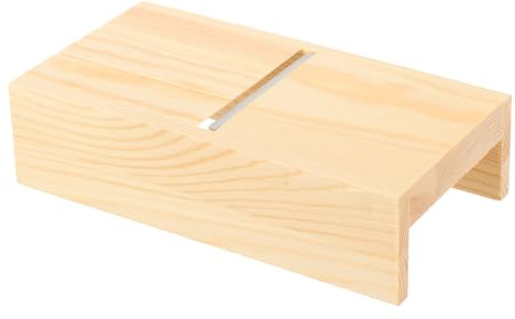 Cabilock Käseschneider aus Holz mit Edelstahl-Draht – Langlebiger, Verstellbarer Käsehobel für Gleichmäßige, Dünne Scheiben – Ideal für Käse, Butter und Gebäck, Praktisches Küchentool