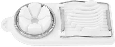 Tagliauova – Affettatrice da cucina 2 in 1, strumento multiuso, accessorio da cucina compatto | Design ergonomico della maniglia, lavabile in lavastoviglie per uova, funghi, kiwi, banane, fragole