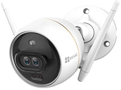 EZVIZ C3X Dual-Lens Pro Wi-Fi Outdoor Überwachungskamera mit eingebautem AI 1080p FHD Farbnachtsicht Aktiv Verteidigung Zwei-Wege-Audio-Menschenfahrzeug-Erkennung Anpassbare