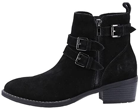 Hush Puppies Women's Jenna Ankle Boot, Black, 5 UK