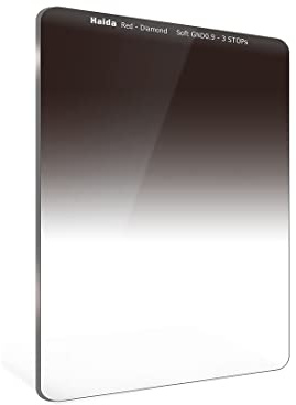 Haida Weicher ND8-Verlaufsfilter, 150 x 170 mm, GND-Objektivfilter, mit metallischem Filtergehäuse