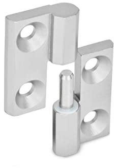 Ganter Normelemente | Aushängbare Scharniere | Edelstahl | GN 337-NI-60-60-A-1-GS | 60x60mm | Anschlag rechts