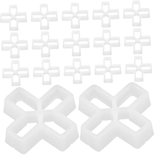 Uonlytech 100pcs Tile Cross Card Tile Grout Spacer Spacers for Pool Patio Tiling