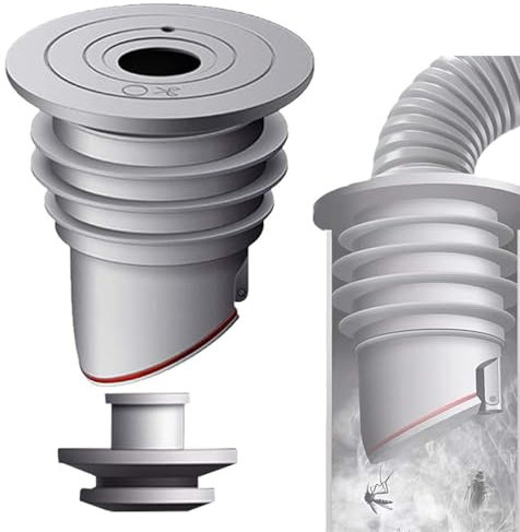 Washing Machine Hose Sealer - Seal Ring Anti-Odor Drain Plug - Washer Pipe Sewer Seal, Silicone Floor Drain Plug for Sink Drains, Air Conditioning