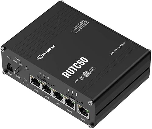 RUTC50 Industrial 5G Router With WiFi6