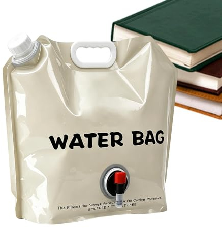 Sacca Stoccaggio Acqua Outdoor,Contenitore Con Serbatoio Morbido E Pieghevole Da 8,5 L Beccuccio | Sacca Per Bere | Per Campeggio Backpacking Picnic Pesca Gite In Auto Alpinismo Sport Viaggi