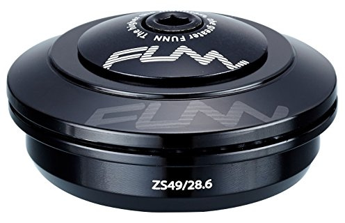FUNN Descend ZS49/28.6 - Set di sterzo superiore con cuscinetti a contatto obbblico Zero Stack per mountain bike, mountain bike, bicicletta BMX, bici da strada e ghiaia