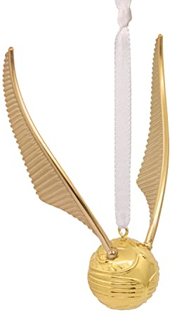 Hallmark Harry Potter Golden Snitch Christmas Ornament, Metal