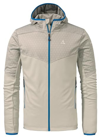 Schöffel Felpa in Pile con Cappuccio Svardalen M Giacca, Grigio Viola, 52 Uomo