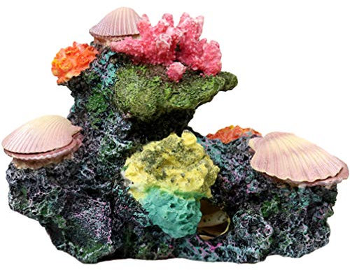 ENESEA Mini-Landschafts-Ornamente, Korallen-Aquarium-Dekorationen, Aquarium, Unterwasser-Wasserpflanze, Landschaftsbau-Ornamente for Sand-Mikro-Landschafts-Terrarium (bunt)