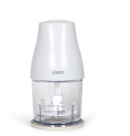 Livoo – Tritacarne 300ml DOP244N – 400W, 1 velocità, funzione turbo, base 2 in 1