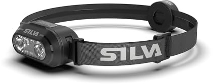 Silva huvudlampa batteridriven – uppladdningsbar USB-C – Smini – 53 gram – 250 lumen huvudlampa – 3 ljusstyrkenivåer – vita och röda lysdioder – batteriindikator – för löpning i stadsområden och