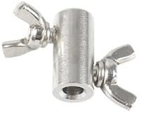 Clips for cable de acero, 2 piezas de cierres de bloqueo manual de cable de acero inoxidable 304, hebilla de mariposa for clip de cable de acero de 1,5/2/3/4/5/6/8/10/12 mm, clips for cable de acero (